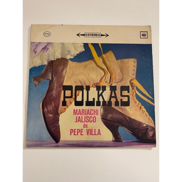 Polkas Mariachi Jalisco De Pepe Villa LP CBS Records DCS 203 VG Import Mexico - Picture 1 of 7